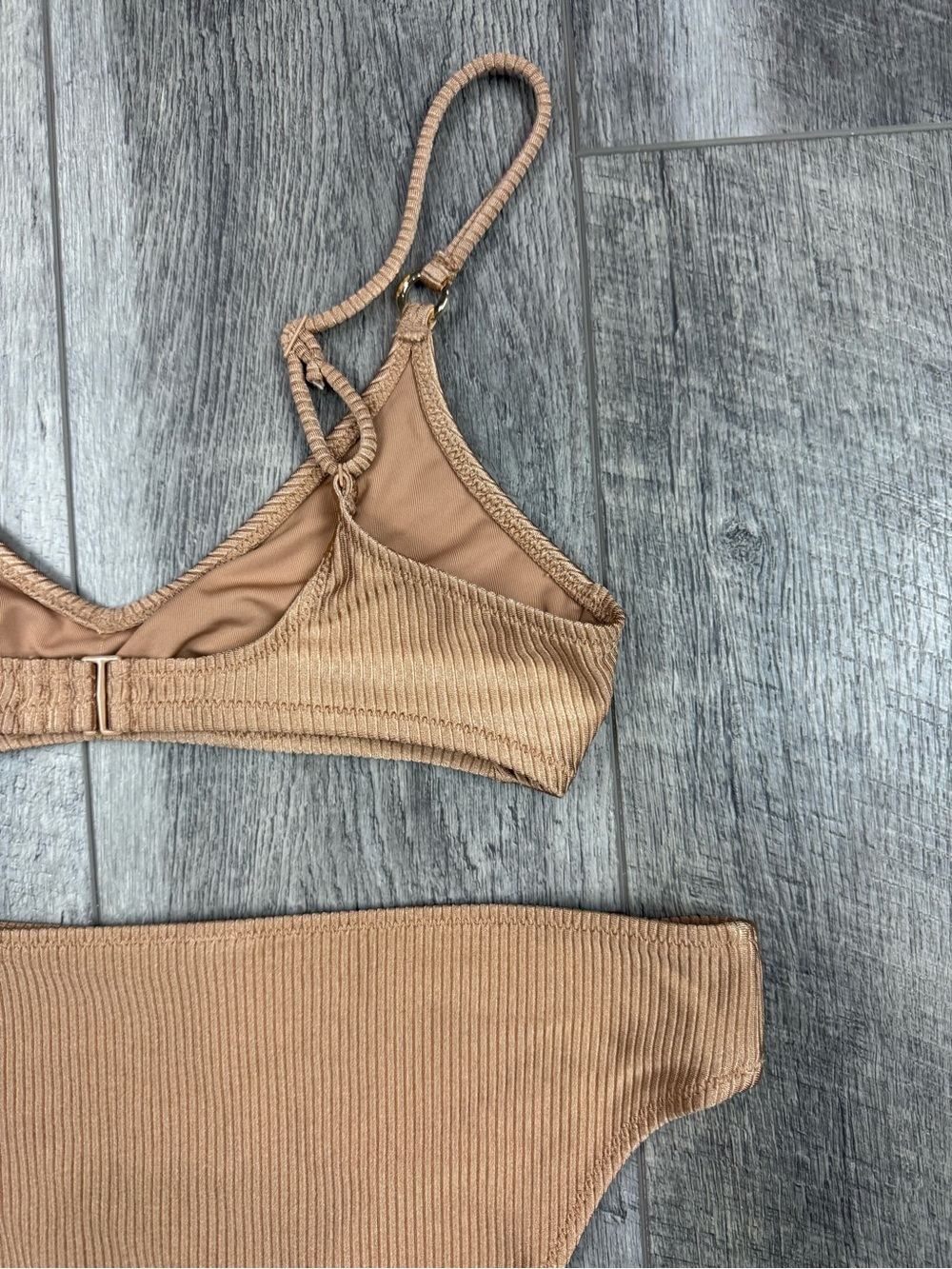 Aerie Tan Ribbed‎ Bikini Set - Picture 10 of 12